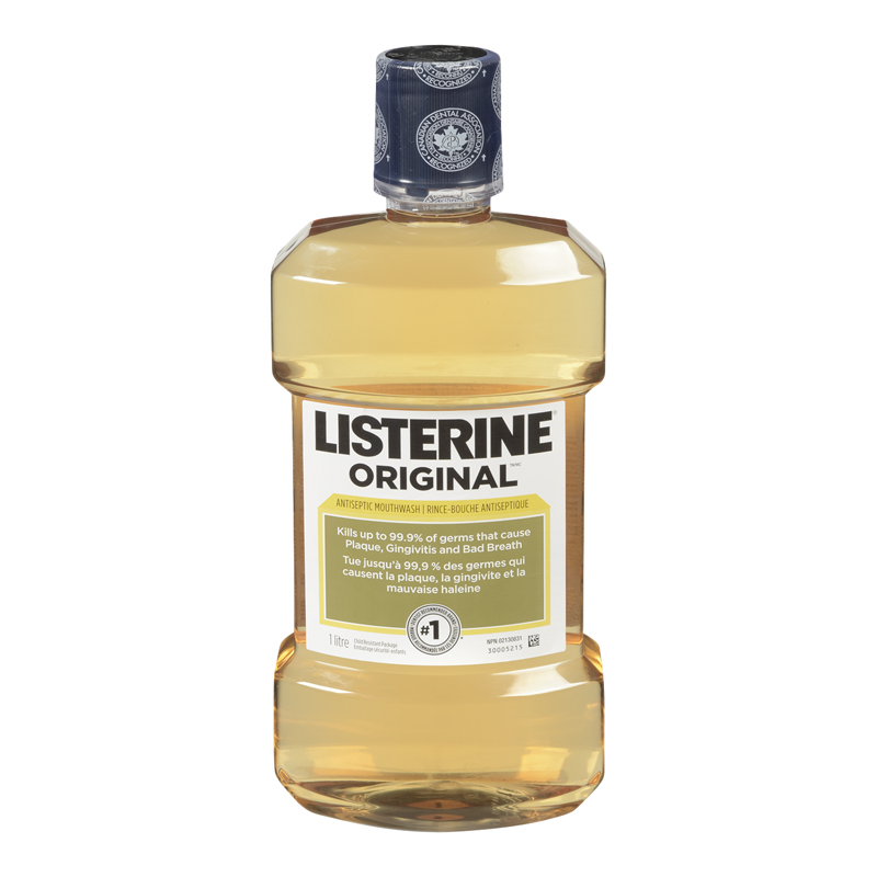 Listerine Mouthwash Original  (6 - 1 L) (jit) - Pantree