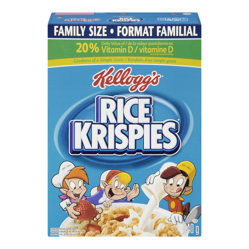 Kelloggs Rice Krispies (14-640 g) - Pantree