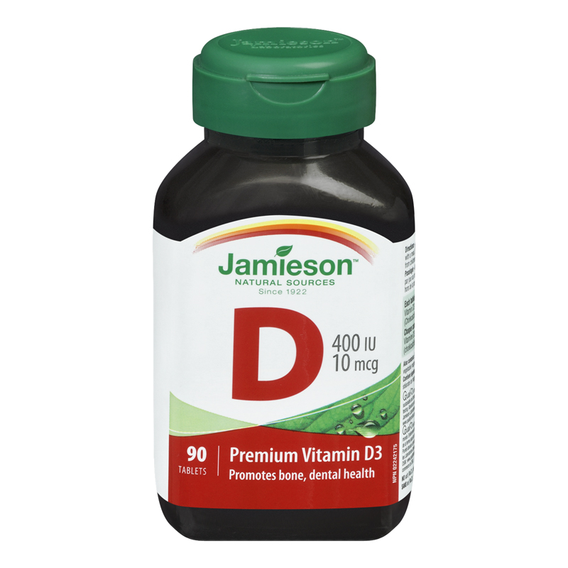 Jamieson Vitamin D 400 IU (1-90 ea) (jit) - Pantree