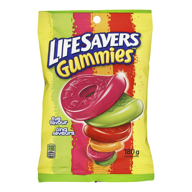 Lifesavers Gummies 5 Flavour (12 - 180 g) (jit) - Pantree