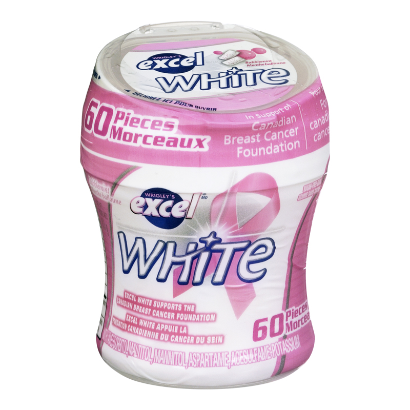 Excel White Gum Bubblemint Bottle (6-60 ea) (jit) - Pantree