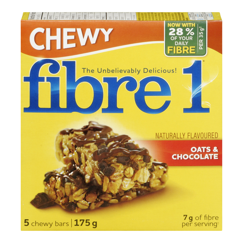 Fibre One Chewy Bar - Oats And Chocolate (12-175 g (60 Bars)) (jit) - Pantree