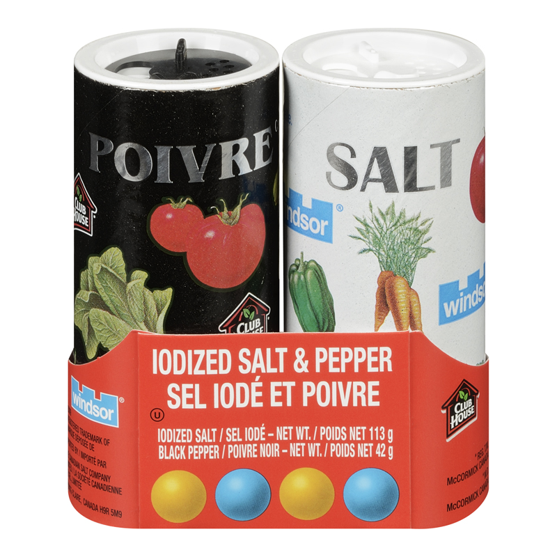 Windsor Salt & Pepper Shakers (12-155 g) (jit) - Pantree