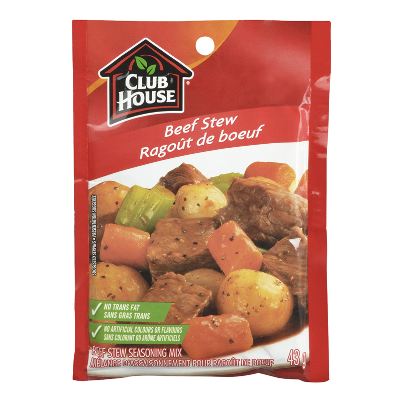 Club House Beef Stew Seasoning Mix (12-43 g) (jit) - Pantree