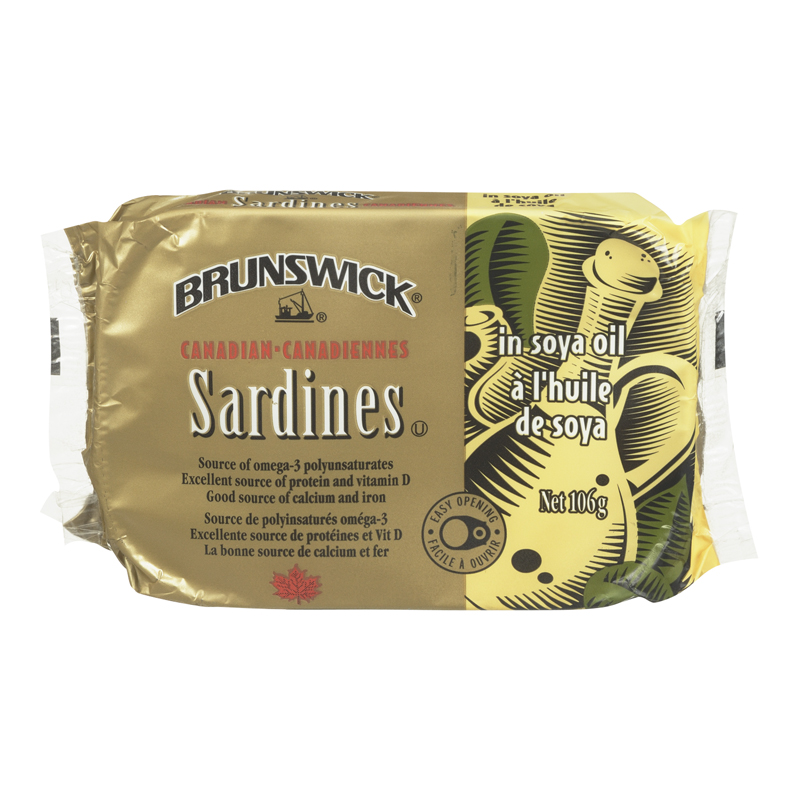 Brunswick Sardines In Soya Oil (18-106 g) (jit) - Pantree