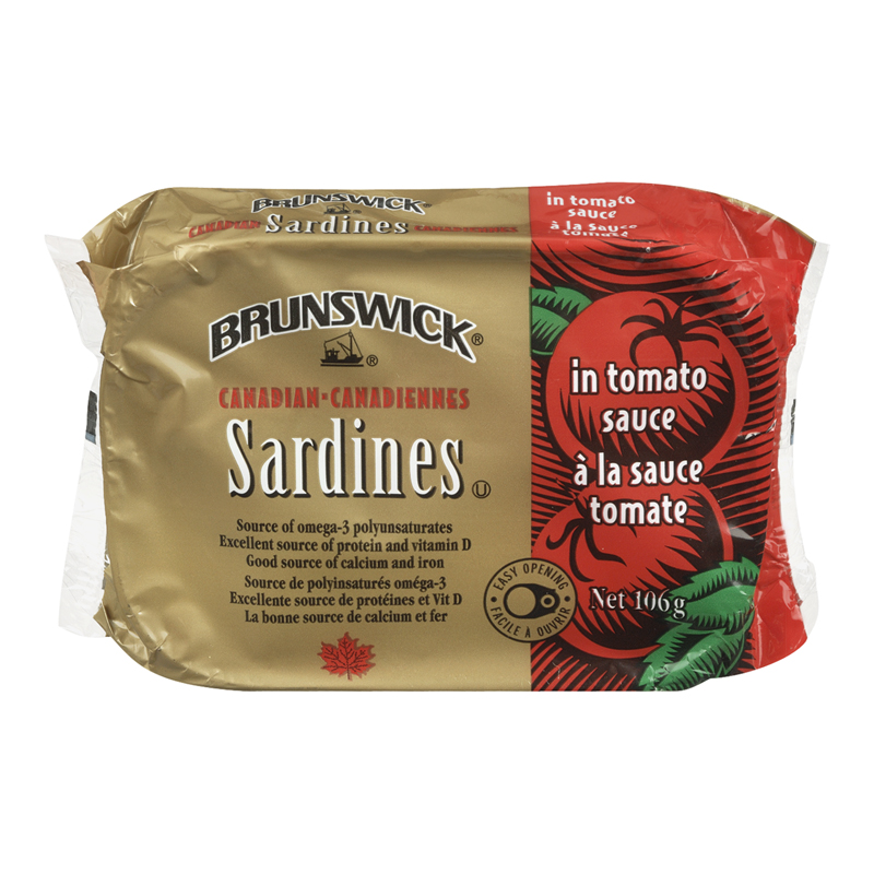 Brunswick Sardines In Tomato Sauce (18-106 g) (jit) - Pantree