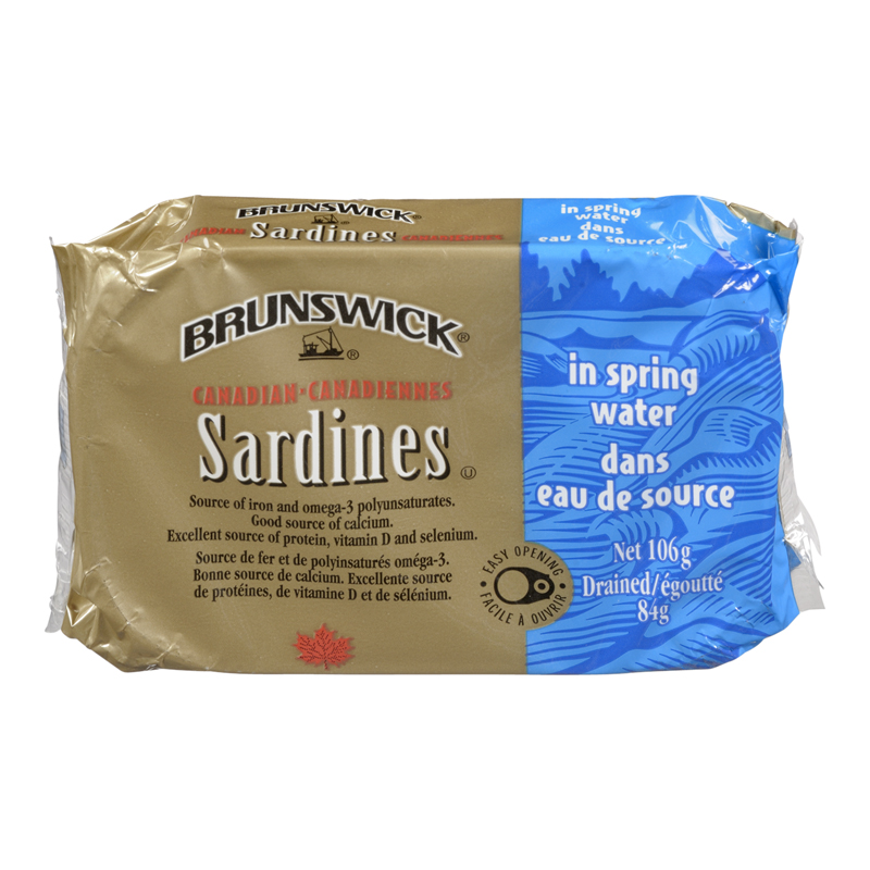 Brunswick Sardines In Spring Water (18-106 g) (jit) - Pantree
