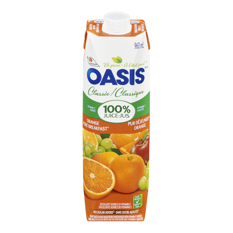Oasis Juice Orange Blend (12-960 mL) - Pantree