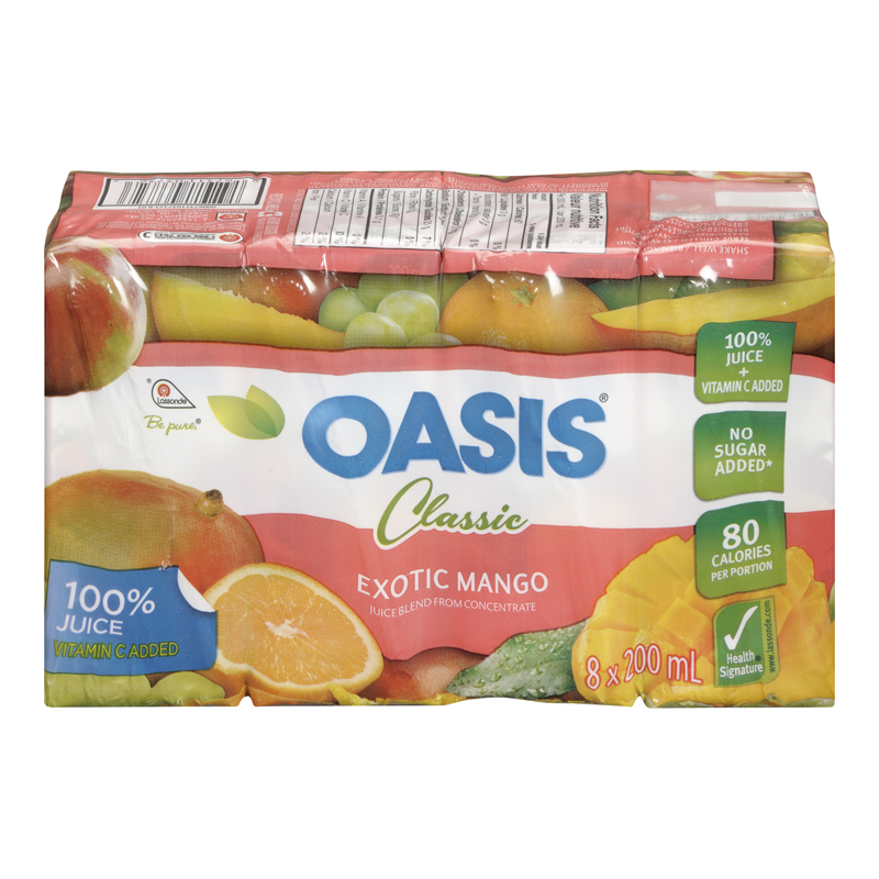 Oasis Exotic Mango (Tetra) (32-200 mL) (jit) - Pantree