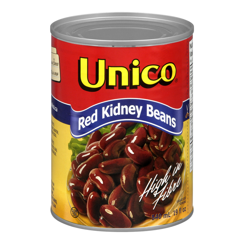 Unico Red Kidney Beans (24-540 mL) (jit) - Pantree