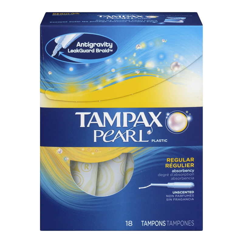 Tampax Pearl Tampons Regular (12-18 Tampons) (jit) - Pantree