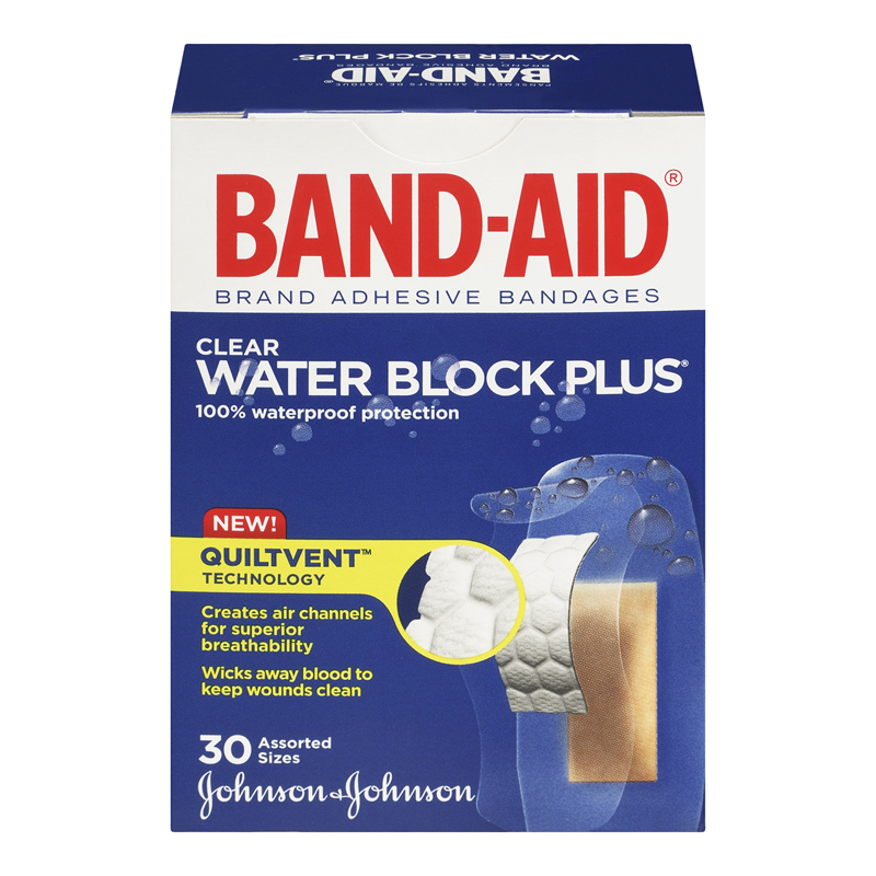 Band Aid Clear Waterblock (1-30 ea) (jit) - Pantree