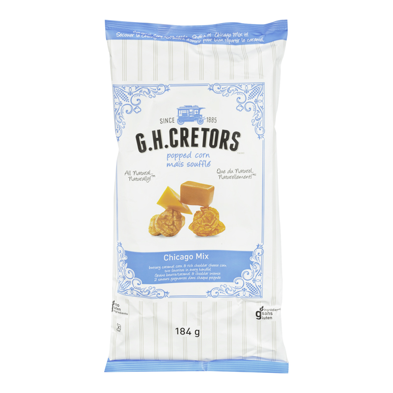 G.H Cretors Chicago Mix (Gluten Free, Kosher, Non-GMO, Organic) (12-213 g) (jit) - Pantree