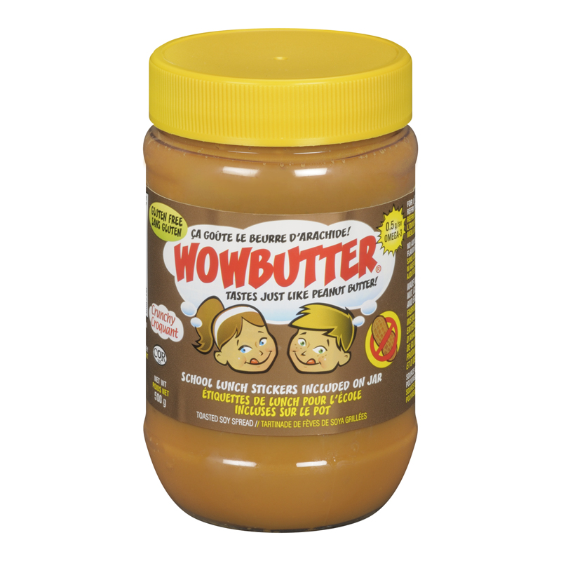 Wowbutter School Safe Soyabutter Crunchy (6-500 g) (jit) - Pantree