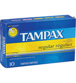 Tampax Tampon Regular (12-10's) - Pantree
