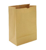 20 Lb Kraft Paper Bag ( 8.25"x5.25"x16 1/8") (500 Per Case) (jit) - Pantree