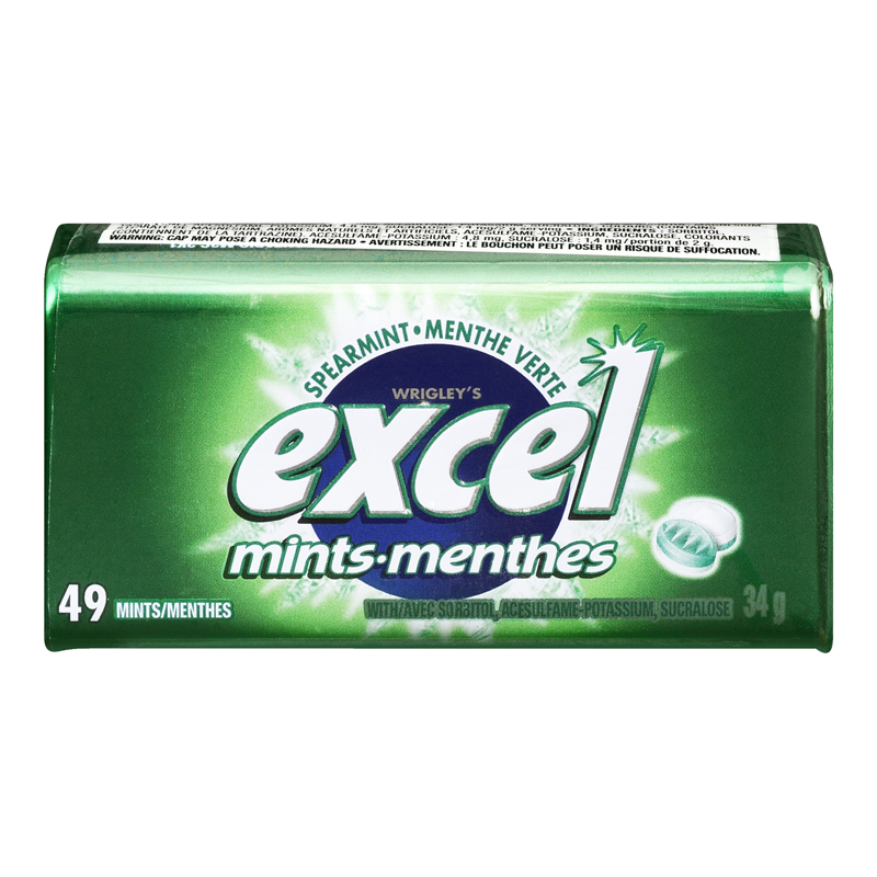 Excel Mints Spearmint (8 - 1ea) (jit) - Pantree