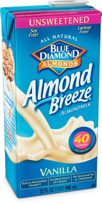 Blue Diamond Shelf-Stable Unsweetened Vanilla Almond Milk (Gluten Free, Peanut Free, Non-GMO, Kosher, Vegan) (12-946 mL) (jit) - Pantree