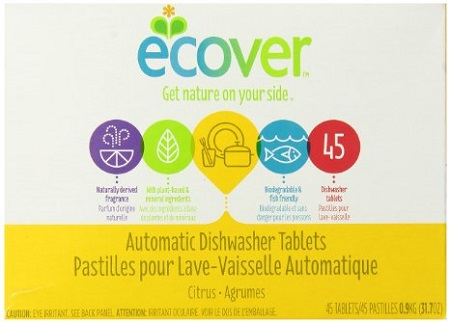 Ecover Auto Dishwashing Tabs Citrus (5-45 ea) (jit) - Pantree