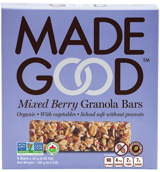Made Good Mixed Berries Organic Granola Bars (CASE: 30-24 g (Bars)) - Pantree
