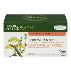Four O'clock Herbalist Tea, Cold Throat Soother (6 - 20's) (jit) - Pantree