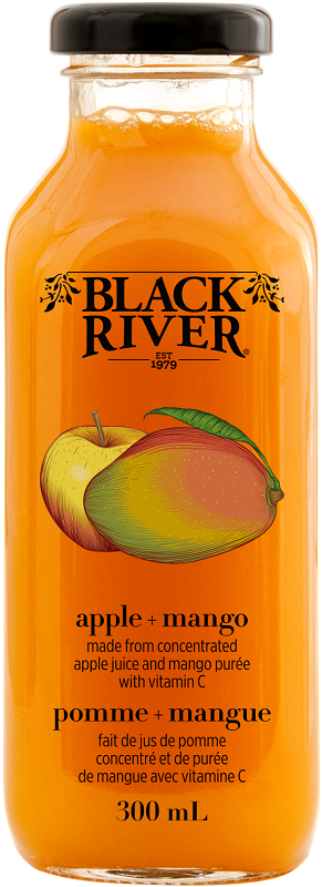 Black River Mango Apple Juice Blend (24-300 mL) - Pantree