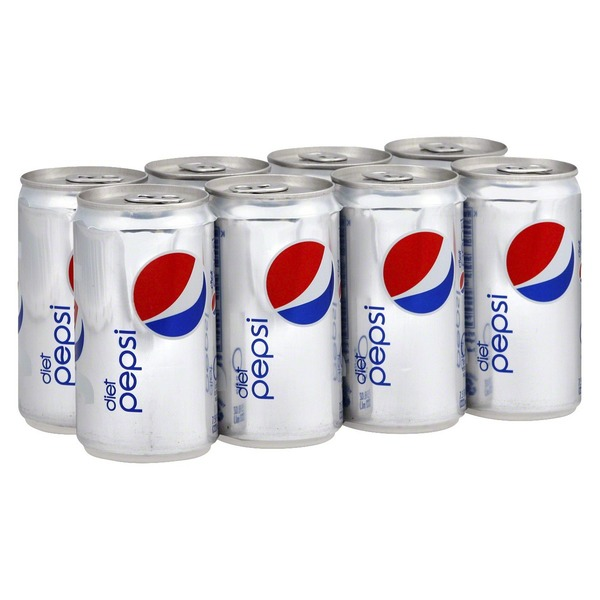 Diet Pepsi Mini Cans (24-222 mL) - Pantree