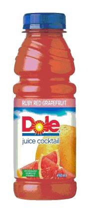 Dole Ruby Red Grapefruit Juice (12-450 mL) - Pantree