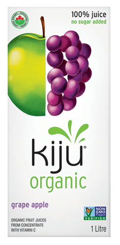Kiju Organic Juice Blends Grape Apple (12-1 L) (jit) - Pantree
