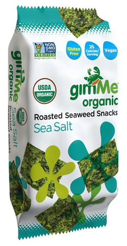 GimMe Roasted Seaweed Snacks Sea Salt  (Gluten Free, Organic, Vegan) (12-10 g) (jit) - Pantree