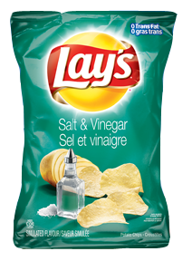 Lay's Salt & Vinegar - Single Serve (Gluten Free, Kosher) (40-40 g) (jit) - Pantree