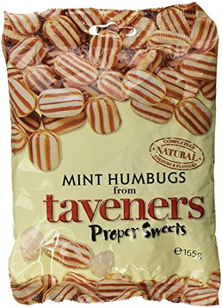 Taveners Bags Mint Humbugs (Product of The U.K.) (12-156 g) (jit) - Pantree