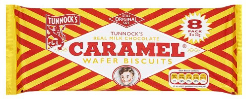 Tunnocks Caramel Wafers 8 Pack (Products Of The U.K.) (20-30 g) (jit) - Pantree