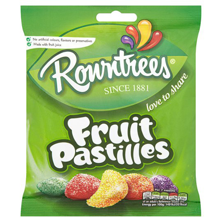 Rowntrees Fruit Pastilles Bags (Products Of The U.K.) - Vegan (10-143 g) (jit) - Pantree