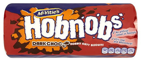 McVities Hobnobs Dark Chocolate (Product of The U.K.) (12-262 g) (jit) - Pantree