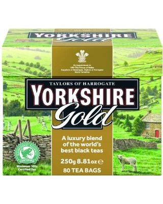 Taylors Tea Bags Yorkshire Gold Tea (Product Of The U.K.) (10-80 ea) (jit) - Pantree