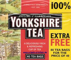 Taylors Tea Bags Yorkshire Red (Product Of The U.K.) (10-80 ea) (jit) - Pantree