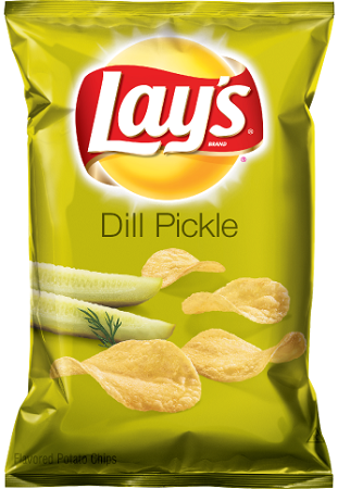 Lay's Dill Pickle - Single Serve (Gluten Free, Kosher) (40-40 g) (jit) - Pantree