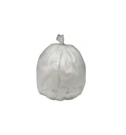 Garbage Bags - 26 x 36 Clear Strong Bio-Degradable Eco Logo Certified (200 Per Case) - Pantree