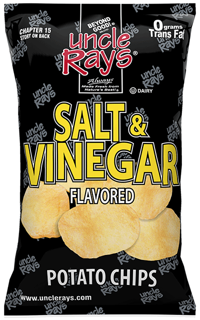 Uncle Ray's Potato Chips Salt & Vinegar (Gluten Free, Kosher) (10-130 g) (jit) - Pantree
