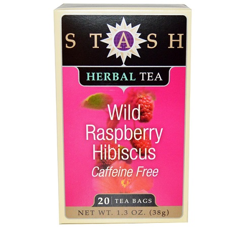Stash Wild Raspberry Hibiscus Herbal Tea (6-20's) (jit) - Pantree