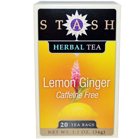 Stash Lemon Ginger Herbal Tea (6-20's) (jit) - Pantree