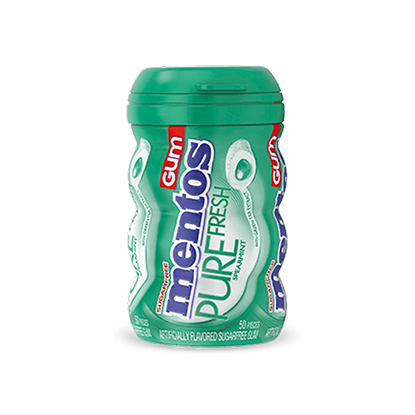 Mentos Gum Pure Fresh Spearmint (6-50 ea) (jit) - Pantree