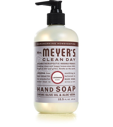 Mrs. Meyers Clean Day Hand Soap Lavender -  (Does not contain chlorine bleach, ammonia, petroleum distillates, parabens, phosphates or phthalates. Concentrated, biodegradable formulas) (6-370 - Pantree