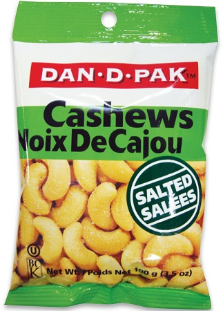 Dan-D Pak Cashews Salted (Kosher) (12-92 g) (jit) - Pantree