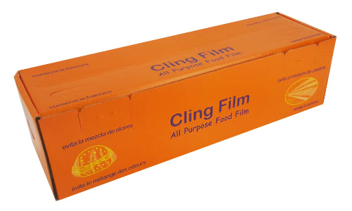 Plastic Wrap 17" x 2500' Cutter Box, PVC (K) Light Duty (1 Unit) (jit) - Pantree