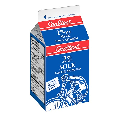 Sealtest 2% Milk (473 mL Carton) (jit) - Pantree
