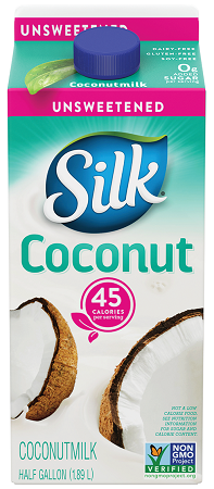 Silk Coconut Milk Unsweetened (Gluten Free, Non-GMO, Vegan, Kosher) (1.89 L) (jit) - Pantree
