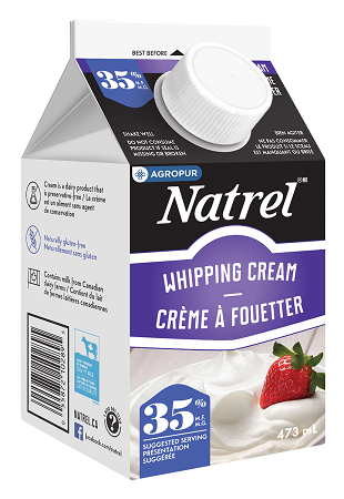 Natrel Whipped Cream 35% (473 mL) (jit) - Pantree