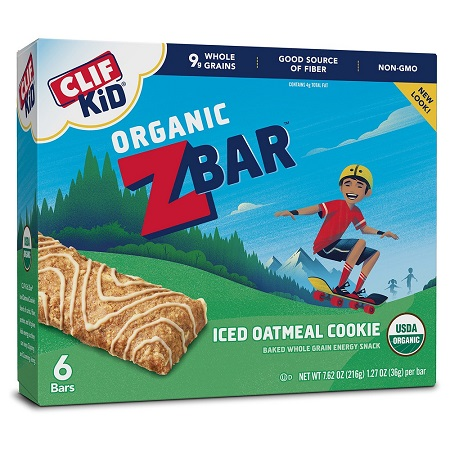 Clif Kid Zbar Oatmeal (Organic, Non-GMO, Kosher) (30-36 g (Bars)) (jit) - Pantree